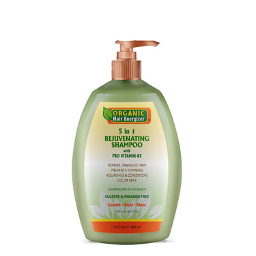 Organic Hair Energizer 5 in 1 Rejuvenating Shampoo 385ml